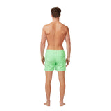 Tom & Teddy Men's Gingham Contemporary Swim Trunk | Green