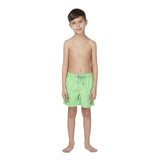 Tom & Teddy Boy's Gingham Swim Trunk | Green