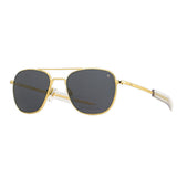 American Optical Small Original Pilot Sunglasses Standard | Gold/Polarized Glass