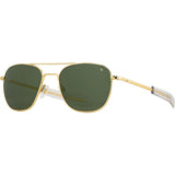 American Optical Small Original Pilot Sunglasses Bayonet | Gold/Polarized Nylon