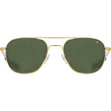 American Optical Small Original Pilot Sunglasses Bayonet | Gold/Polarized Glass
