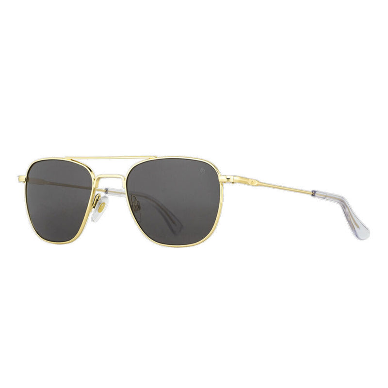 American Optical Small Original Pilot Sunglasses Bayonet | Gold/Glass