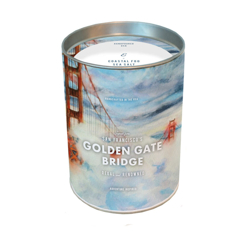 Ethics Supply Co. Organic Scented Candle | San Francisco's Golden Gate Bridge