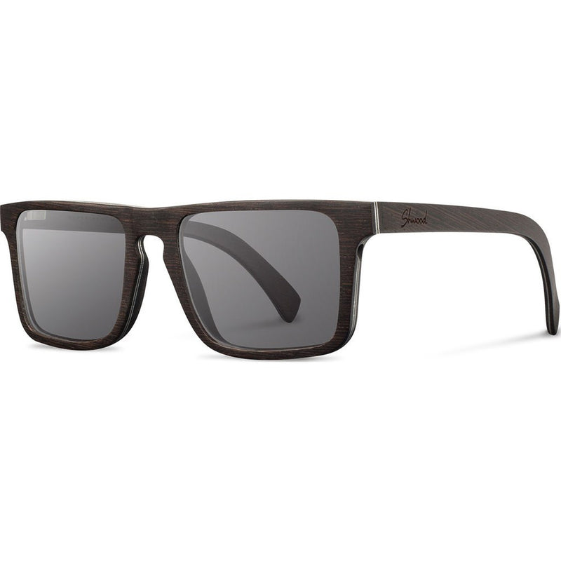 Shwood Govy 2 Wood Sunglasses | Dark Walnut - Grey Polarized WOG2DWGP