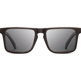 Shwood Govy 2 Wood Sunglasses | Dark Walnut - Grey WOG2DWG
