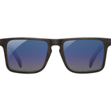 Shwood Govy 2 Wood Sunglasses | Dark Walnut / Blue Flash Polarized-WOG2DWB3P