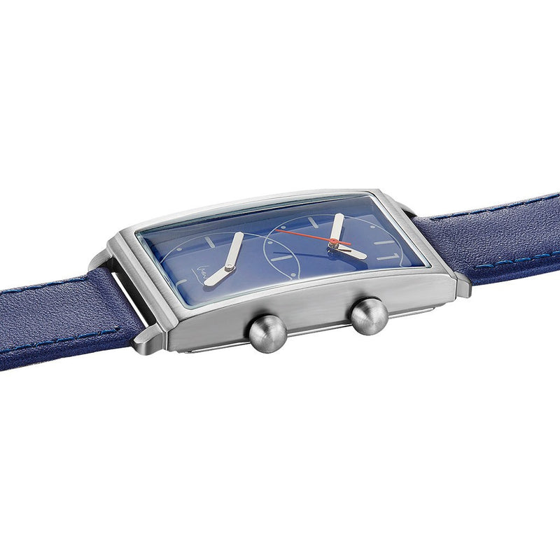 Projects Watches Grand Tour Dual Time Watch | Blue / Blue Band 7612 A