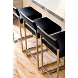 Gus* Modern Graph Stool | Vinyl Coal ECOTGRAP-vc