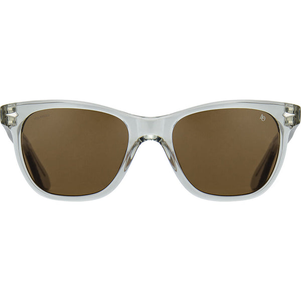 American Optical Saratoga Sunglasses 55-14-140mm | Gray Crystal Brown Nylon