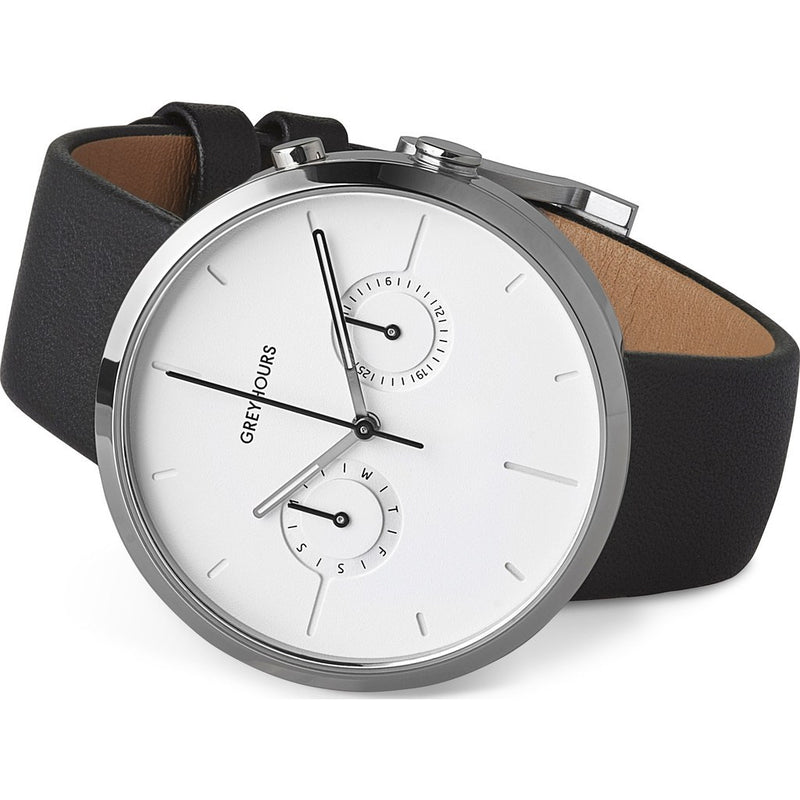 Greyhours Vision Shine Watch | Moon Silver VISIONLIGHT