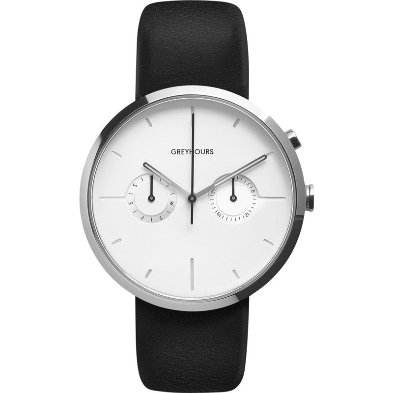 Greyhours Vision Shine Watch | Moon Silver VISIONLIGHT