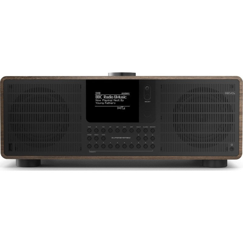 REVO SuperSystem Bluetooth Digital Radio | Walnut/Black