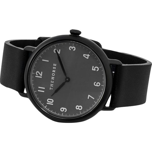 The Horse Heritage Matte Watch | Dark Grey/Black H6