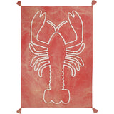 Lorena Canals Giant Lobster Wall Hanging | Brick Red