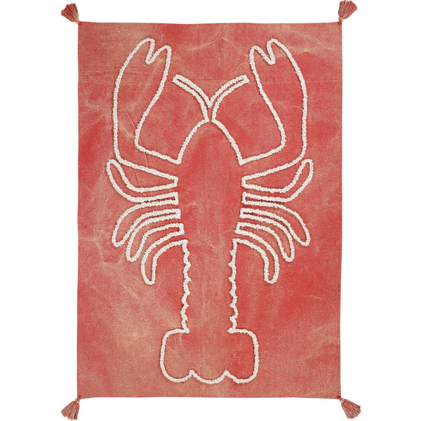 Lorena Canals Giant Lobster Wall Hanging | Brick Red