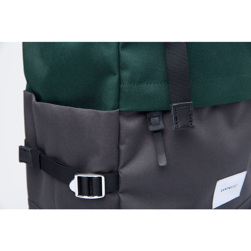 Sandqvist Harald Backpack | Multi Green / Dark Grey