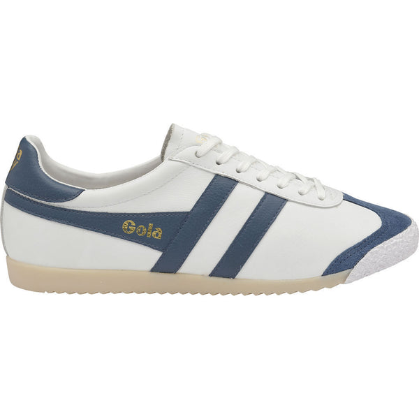 Gola Men's Harrier 50 Leather Sneakers | White/Baltic