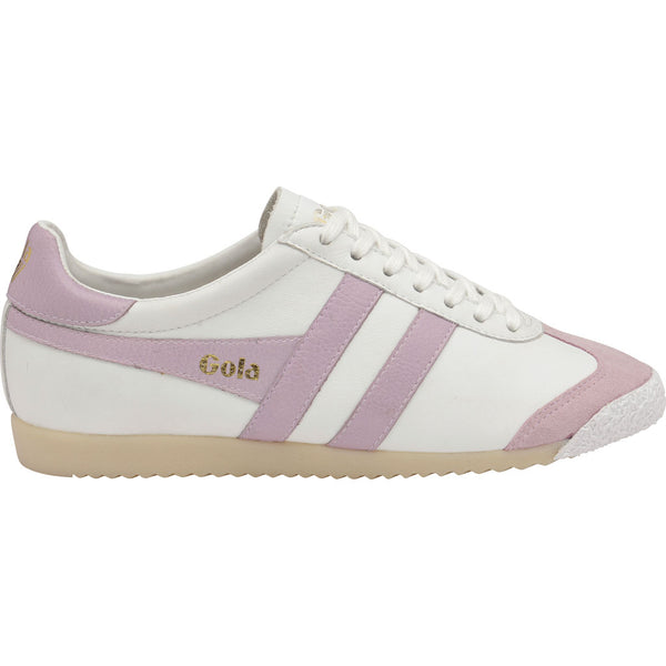Gola Women's Harrier 50 Leather | White/Pastel Pink- CLA504WK903 05