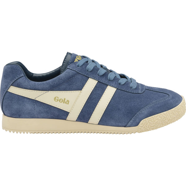 Gola Women's Harrier Suede | Baltic/Off White- CLA192WH903 05