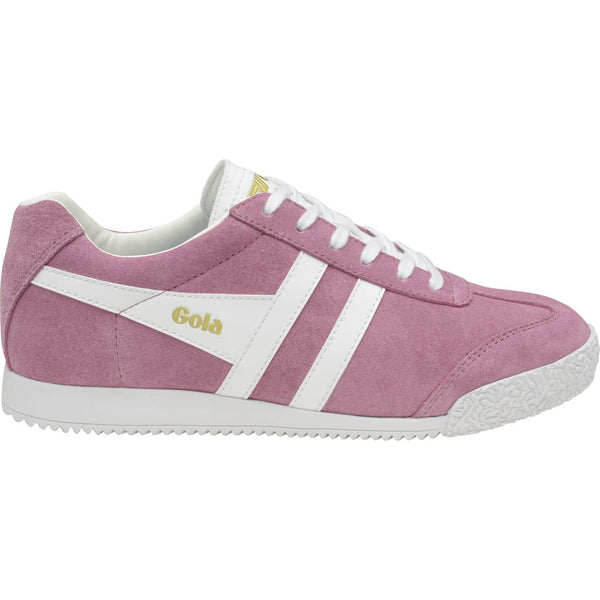 Gola Women's Harrier Suede Sneakers | Dusky Pink/White