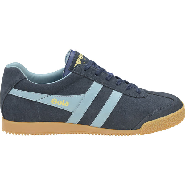 Gola Men's Harrier Suede Sneakers | Navy/Sky Blue
