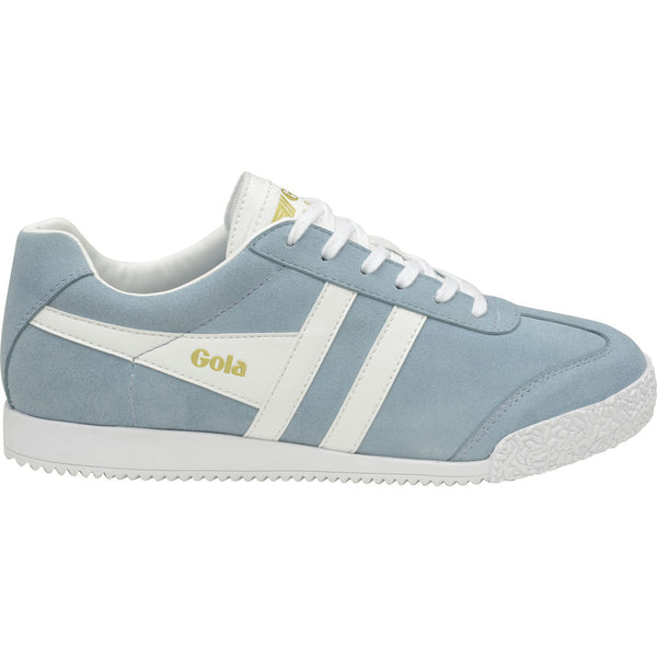 Gola Women's Harrier Suede Sneakers | Sky Blue/White