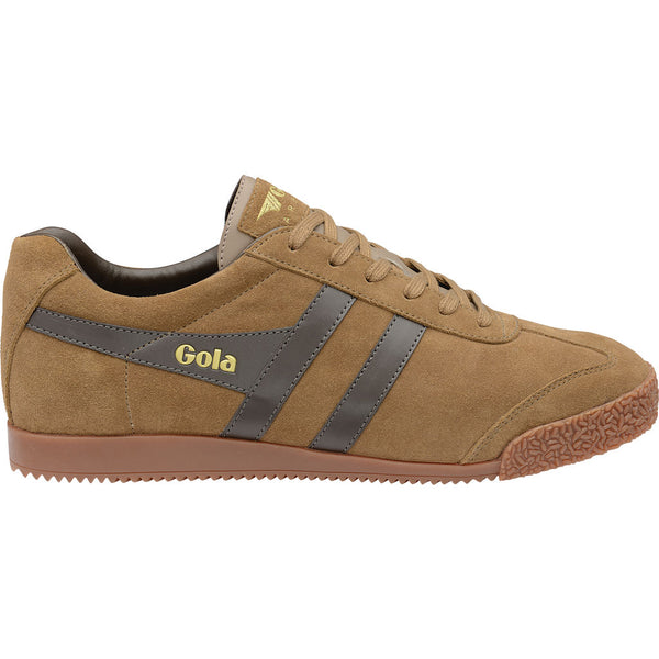 Gola Men's Harrier Suede Sneakers | Tobacco/Dark Brown