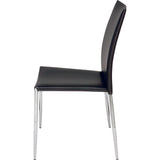 Nuevo Eisner Dining Chair | Black Leather