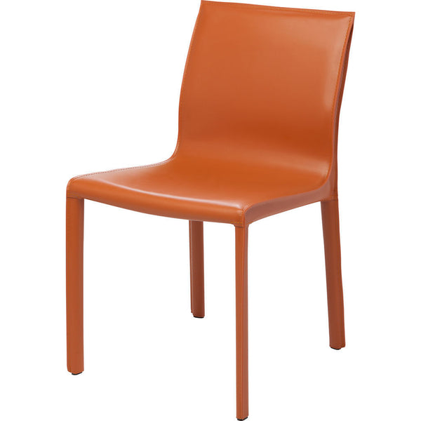 Nuevo Colter Dining Chair | Ochre Leather