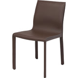 Nuevo Colter Dining Chair | Mink Leather