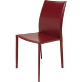 Nuevo Sienna Dining Chair | Bordeaux Leather