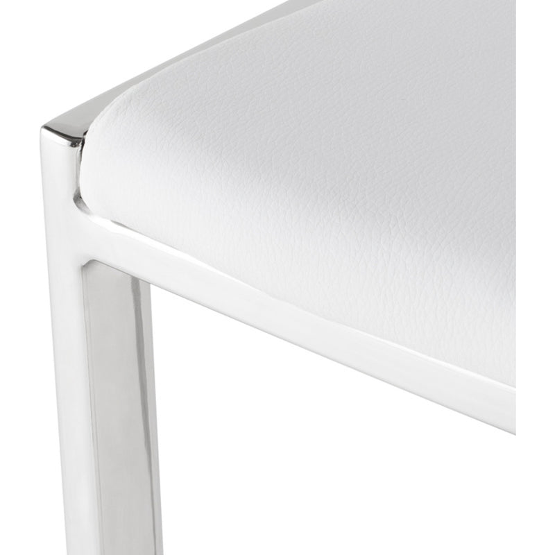 Nuevo Aaron Bar Stool | White