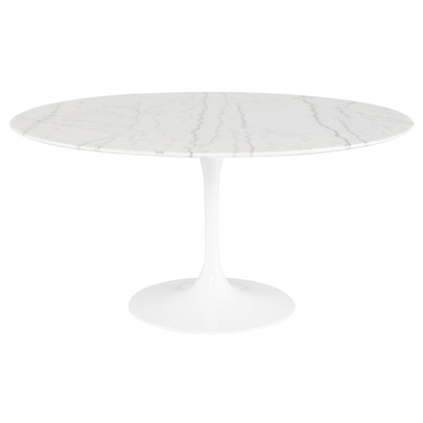 Nuevo Cal Dining Table | White