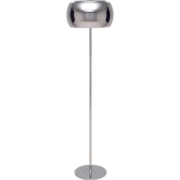 Nuevo Alain Lighting Floor Lamp | Silver Glass