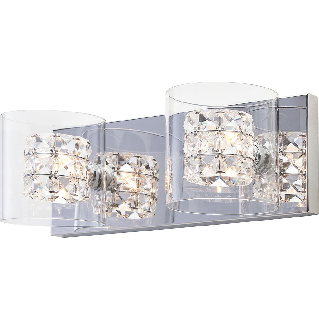 Nuevo Living Elsa Lighting Wall Lamp Double Clear Glass HGHO224 – Sportique