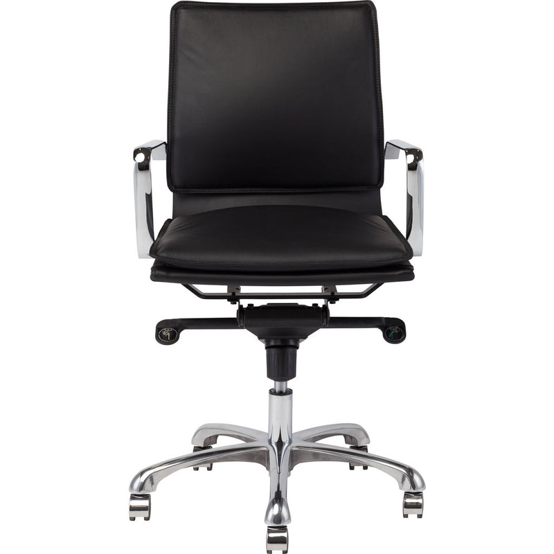 Nuevo Carlo Office Chair | Black Leather