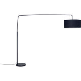 Nuevo Raku Lighting | Black Polycotton Fabric