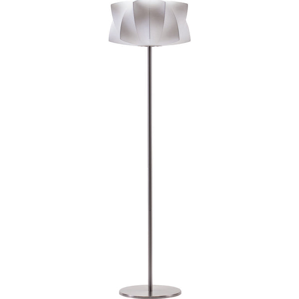 Nuevo Lex Floor Lamp Lighting | White Acrylic Polymer