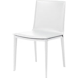 Nuevo Palma Dining Chair | White Leather