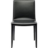 Nuevo Palma Dining Chair | Black Leather