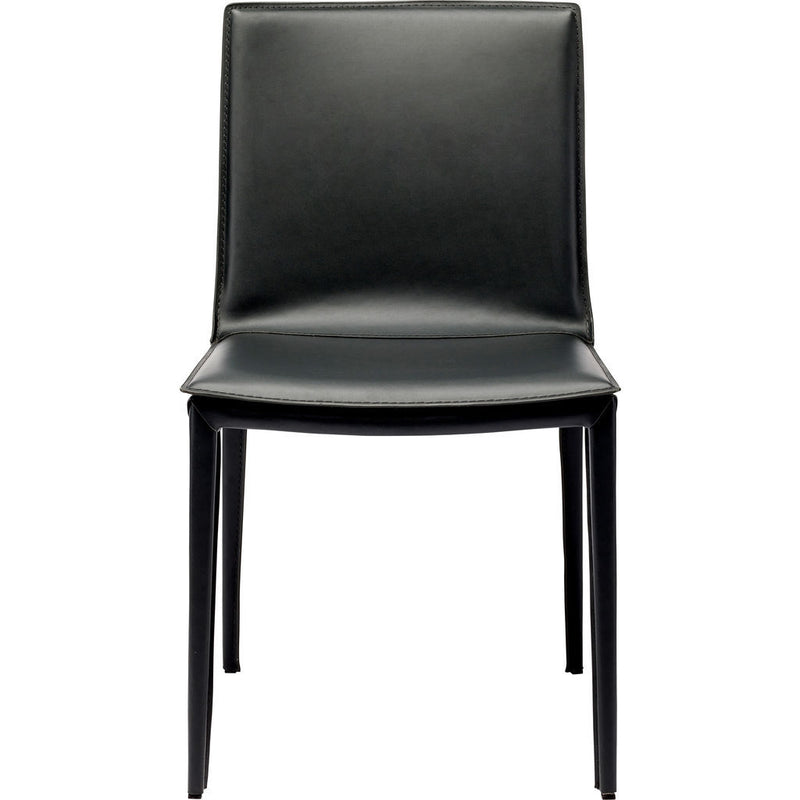 Nuevo Palma Dining Chair | Black Leather