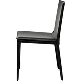 Nuevo Palma Dining Chair | Black Leather