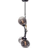 Nuevo Atom 5 Lighting | Grey Glass