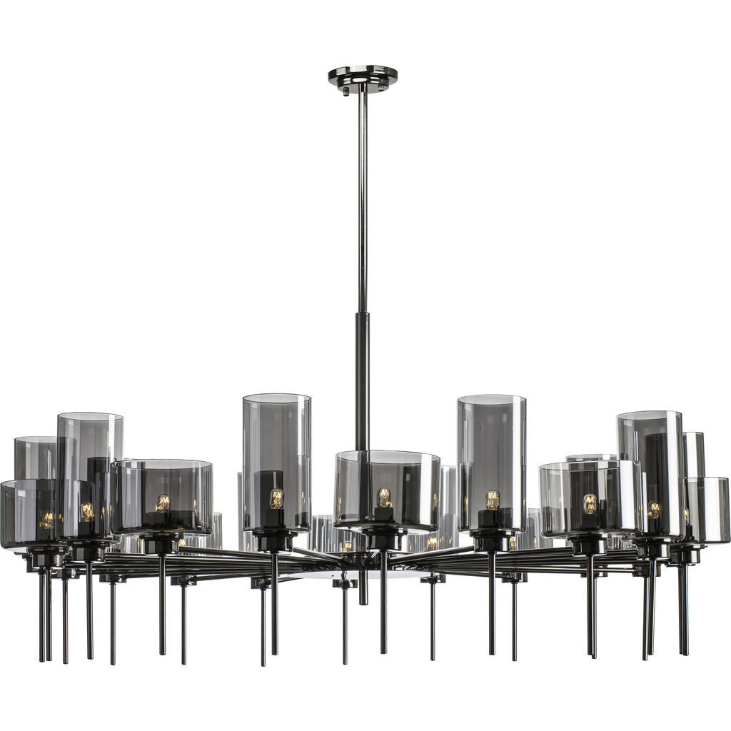 Nuevo Living Alexandria Lighting Pendant Grey Glass HGRA309 Sportique