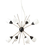 Nuevo Claire Lighting | White Glass