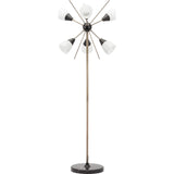 Nuevo Claire Lighting Floor Lamp | White Glass