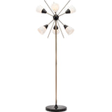 Nuevo Claire Lighting Floor Lamp | White Glass