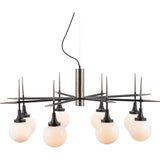 Nuevo Cherise Lighting | White Glass