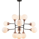 Nuevo Bella Lighting | Copper White Glass