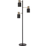 Nuevo Lucca Lighting | Black Steel Metal